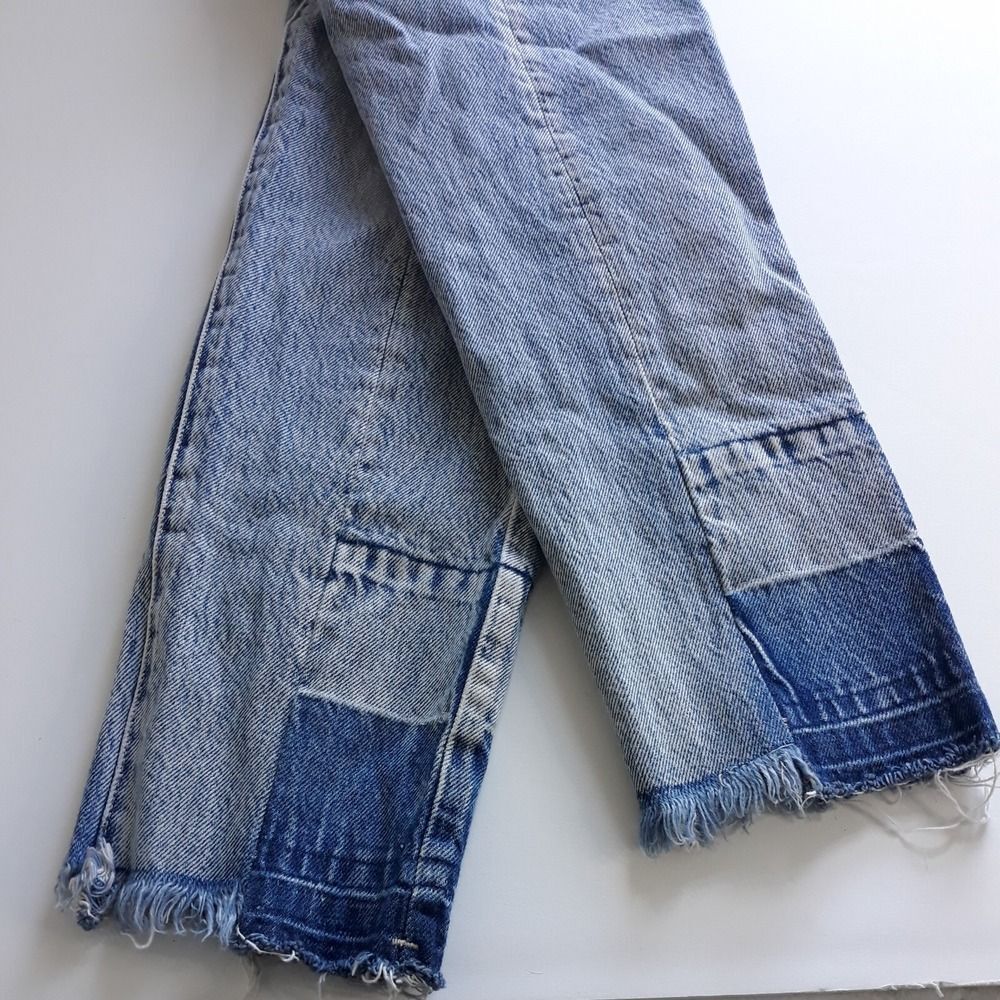 GARAGE DENIM Jeans Unique Stonewash Mix Vintage HiRise Size 1 Y2K